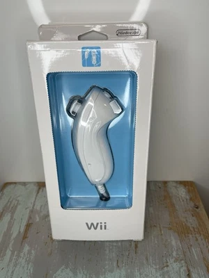 Nintendo Wii Nunchuck New Boxed Genuine Official New Sealed Controller - Image 1 of 4