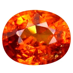 0.83 ct Good-looking Oval Cut (6 x 5 mm) Namibia Fanta Orange Spessartine - Picture 1 of 1
