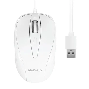 Macally 3 Button Optical USB Wired Mouse for Mac and PC (turbo) - Picture 1 of 6