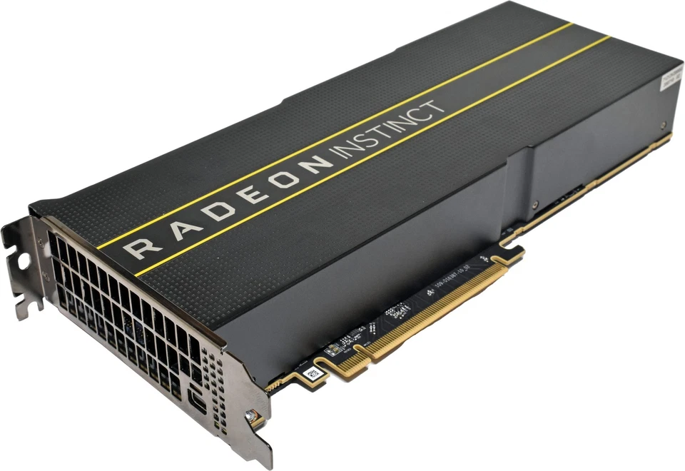 AMD Radeon Instinct MI50 Vega 20 32GB HBM2 -AI HPC GPU PCIe 4.0 MPN:102D1631711  - Image 1 of 4