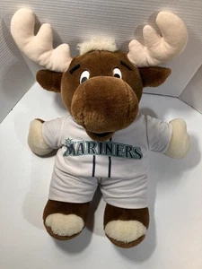 Seattle Mariners Moose Plush MLB Baseball 27” With Jersey Clothes Mascot - Picture 1 of 6