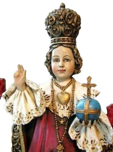 Katholische Jesus Statue 6 Zoll Kind von Prag Jesuskind Indoor Outdoor Harz - Bild 1 von 3