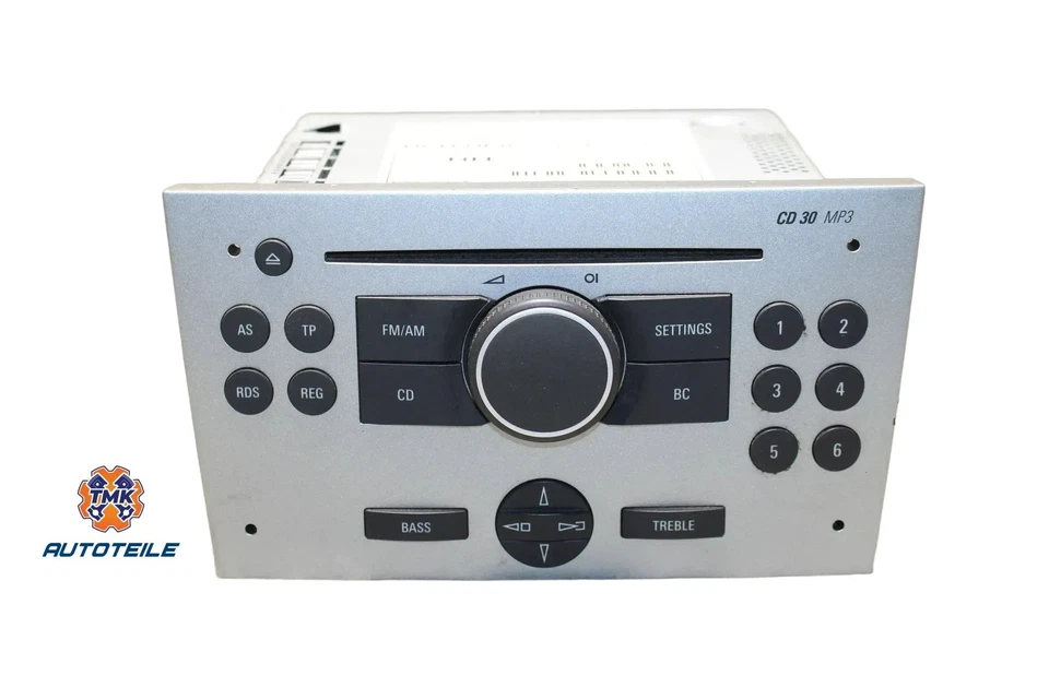 Opel Meriva A Autoradio Radio CD30 entheiratet 13292091 RH AUX - Bild 1 von 4