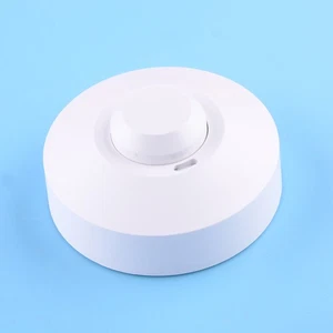 Microwave Radar Motion Sensor Detector Light Switch Ceiling Round White n - Picture 1 of 5