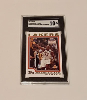 Shaquille O'NEAL 2004 Topps National Trading Card Day Promo #9..SGC 10 💎 - Image 1 of 2