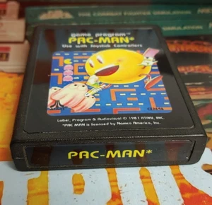 Pac-Man (1982) ATARI VCS 2600 (Modul) works classic new label 8-bit - Bild 1 von 1