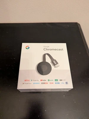 Google Chromecast 2-го поколения HD медиастример GA3A00093-A14-Z01 совершенно новый - Изображение 1 из 2