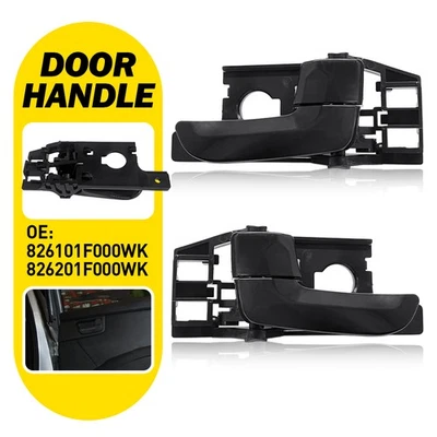 2x Manija de puerta interior delantera/trasera para Kia Sportage 2005-10 lado izquierdo derecho EOU Foto 1 de 4