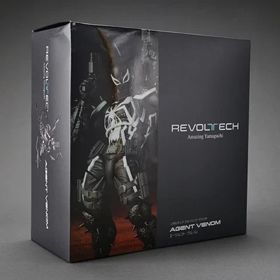 Original Revoltech Amazing Yamaguchi Agent Venom ActionFigure Marvel Collectible - Image 1 of 4