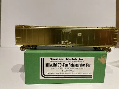 MINT Overland Models Milwaukee Road, 70 Ton Refrigerator, Car Brass - Image 1 of 4