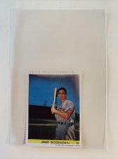 Jimmy Bloodworth Cincinnati Reds 1949 Eureka Baseball Stamp #79