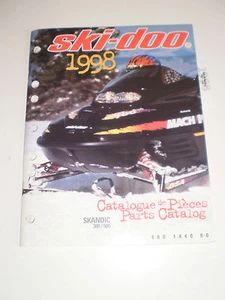 Skidoo 1998 Parts Catalogue Manual 1998 Skaldic 380 / 500 - Picture 1 of 4