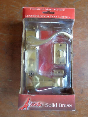 Wright VBG115PB Serenade Mortise Keyed Lever Mount Latch w/ Deadbolt Brass - Image 1 of 4