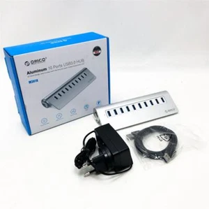 ORICO Aluminium USB Hub Portable, 10 Ports, USB 3.0 Highspeed Datenhub mit - Bild 1 von 6