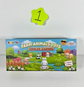Learning Toys for 1,2,3 Year Old Toddlers, 20Pcs Farm Animals Toys NIB - Picture 1 of 3