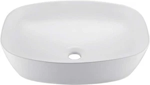 Lavello Vaso Bagno Miyili Moderno 20""x15"" Lavello Ceramica Da Contropiano - Foto 1 di 7