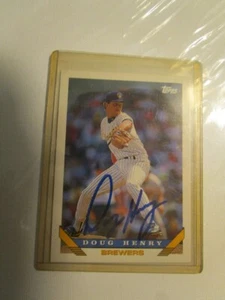 Autogramm 1993 Topps Doug Henry Baseballkarten #343 - Bild 1 von 1
