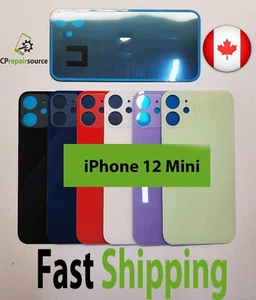 Vitre arrière grand anneau caméra trou cache cadre objectif remplacement pour iPhone 12 mini - Photo 1 sur 4