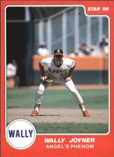 1986 Star Joyner Red #NNO Wally Joyner Angels  C18113 