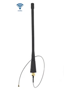 Antena recta flexible 433 MHz 17 cm SMA-J con coleta I.PX4 longitud 5 ~ 30 cm - Imagen 1 de 7