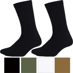 Athletic Crew Socks 3-Pack | Durable, Comfortable Physical Training US-Made - Picture 1 of 9