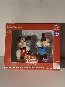 Mickey N Minnie Our Family Tree Salt N Pepper Shakers NIB! Fast Shipping!! - Picture 1 of 12