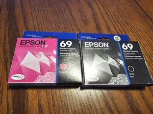 EPSON TO694 69 INCHIOSTRO MAGENTA E NERO - Foto 1 di 2