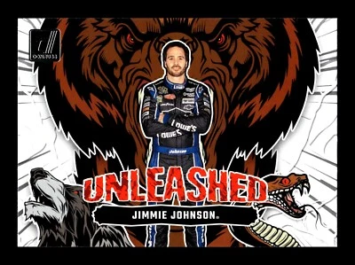 5-05-25 PWE . 2024 donruss nascar #11 jimmie johnson UNLEASHED - Image 1 of 2