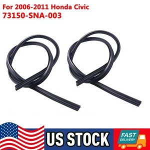 2x Revelación de parabrisas Borde de moldeo envolvente para Honda Civic 73150SNA003 2006-2011 - Imagen 1 de 10