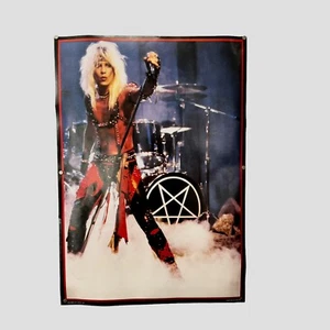 "Vince Neil Motley Crue 1984 Made in England Poster 17"" x 11 1/2" - Bild 1 von 5