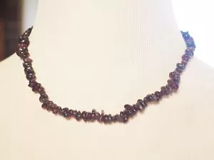 Garnet chip clasp necklace. Perfect condition never worn - Picture 1 of 2