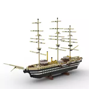 MOC-182894 Amerigo Vespucci Tall Schooner Ship 2981 Pieces Good Quality - Picture 1 of 7