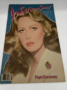 Andy Warhol Interview Magazine Faye Dunaway 1982 - Picture 1 of 11