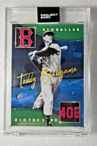 Topps Project 2020 - #229 Ted Williams by Ben Baller PR 7169 /w Box - Picture 1 of 2