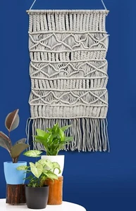 Macrame Wall Hanging | Woven Boho Chic Wall | Handmade Woven Natural | Unique - Picture 1 of 1