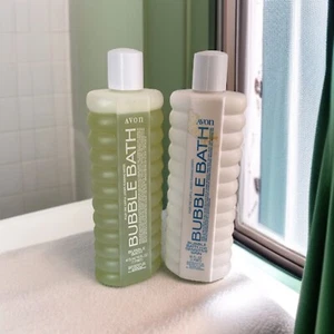 Pack of 2 Vintage AVON Bubble Bath SENSITIVE SKIN - 16 fl oz Sealed Retired 1990 - Picture 1 of 11