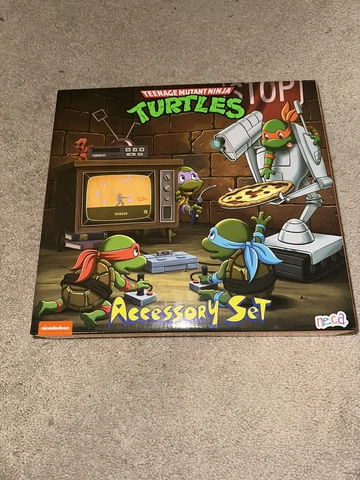 NECA TMNT Baby Teenage Mutant Ninja Turtles Accessory Set Target Haulathon READ Cover