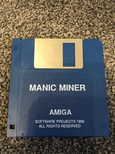 Manic Miner Un Juego de Proyectos de Software para el Ordenador Amiga probado y funcionando - Imagen 1 de 3