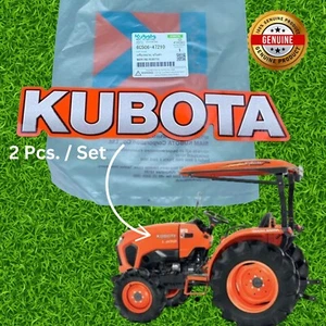 2X KUBOTA TRACTOR GENUINE DECALS STICKER L40 L50 L4018DT L5018DT - Picture 1 of 5