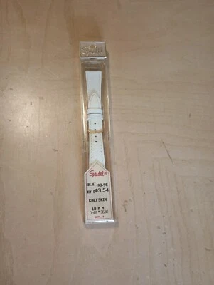 CORREA RELOJ SPEIDEL PIEL DE BECERRO 167 180 BLANCO 18 MM Cuero Genuino Moda Foto 1 de 4