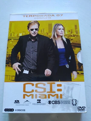 Csi Miami Seventh Season 7 Complete - 6 X DVD Spanish English Region 2 3T - Image 1 of 4
