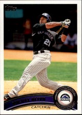 2011 Topps Baseball Card #276 Miguel Olivo