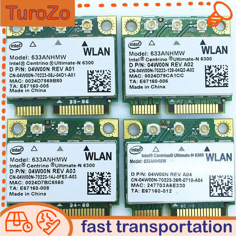 Intel Centrino Ultimate-N 6300 Wireless Card 802.11ABGN WiFi Adapter for Dell A - Image 1 of 4