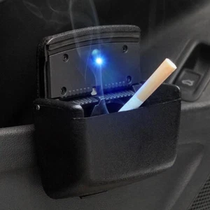 1PC Car Accessories Ashtray Cigarettes Ash Tray with Led Light Cover - Imagen 1 de 12