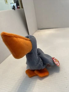 Ty 4107 Scoop the Pelican Beanie Babies - Picture 1 of 8