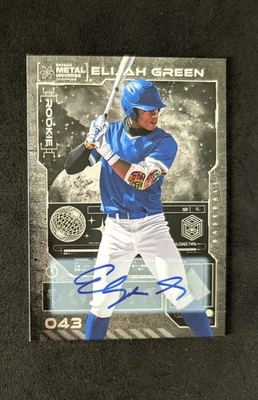 Elijah Green 2023 UD Skybox Auto Metal Universe Champions RC #043 - Image 1 of 2