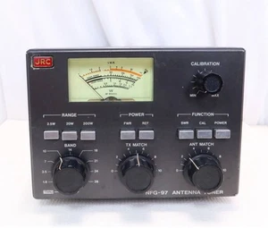 JRC NFG-97 Antenna Tuner 1.8-30MHz Manual SWR Power Meter 200W Tested - Zdjęcie 1 z 5