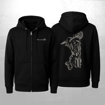 Para ventiladores Yamaha XVZ1300TF Royal Star Venture - Sudadera con capucha cremallera para motocicleta Foto 1 de 4