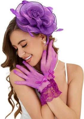 Sombrero Fascinador Velo Pluma Fascinador Fiesta del Té Nupcial Boda Velo Pastillero Sombrero Foto 1 de 4