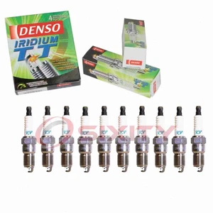 10 pc Denso Iridium TT Spark Plugs for 2000-2005 Ford Excursion 6.8L V10 od - Picture 1 of 5